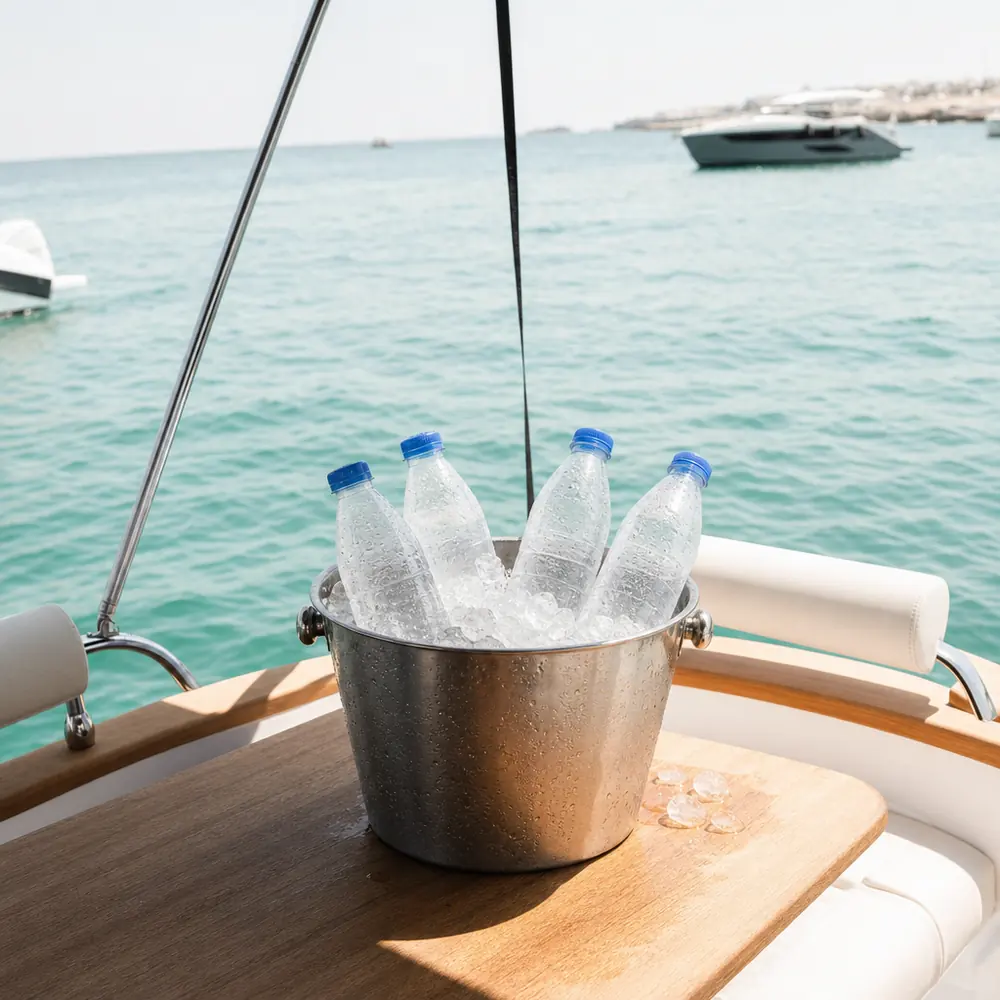 Cold water and ice